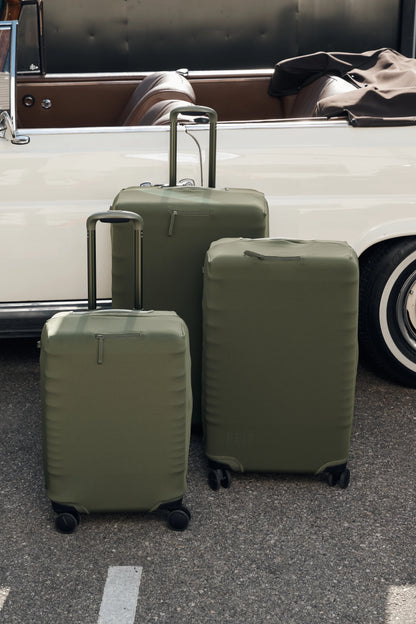 The Large Check-In Roller in Olive