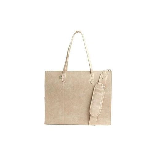 The Large Work Tote in Beige