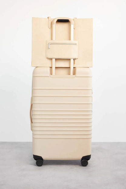 The Large Work Tote in Beige