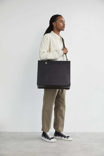 The Large Work Tote in Black
