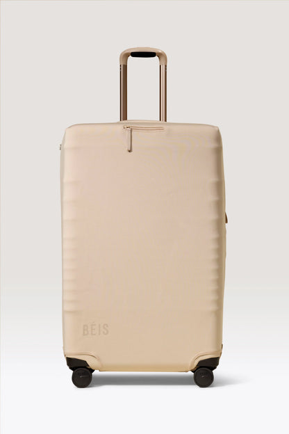 The Large Check-In Luggage Cover in Beige