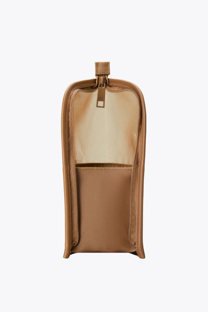The Makeup Brush Pouch in Camel