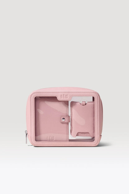 The Passport & Luggage Tag Set in Atlas Pink