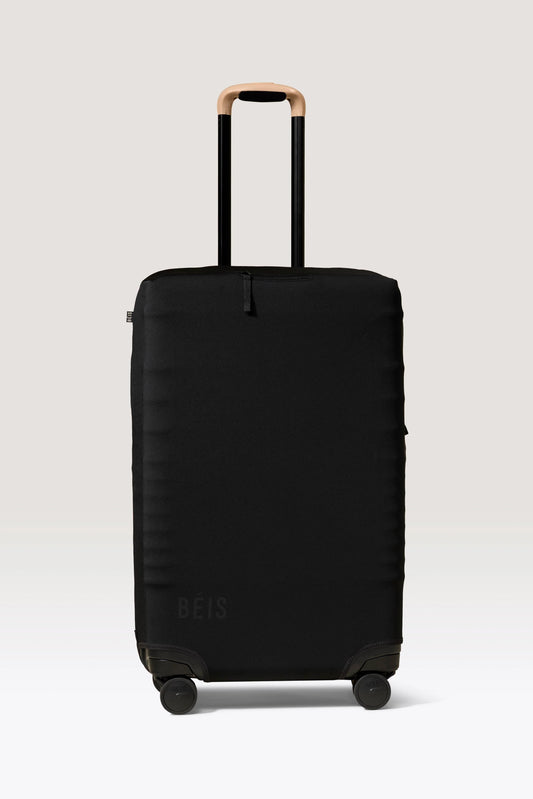 The Medium Check-In Luggage Cover in Black