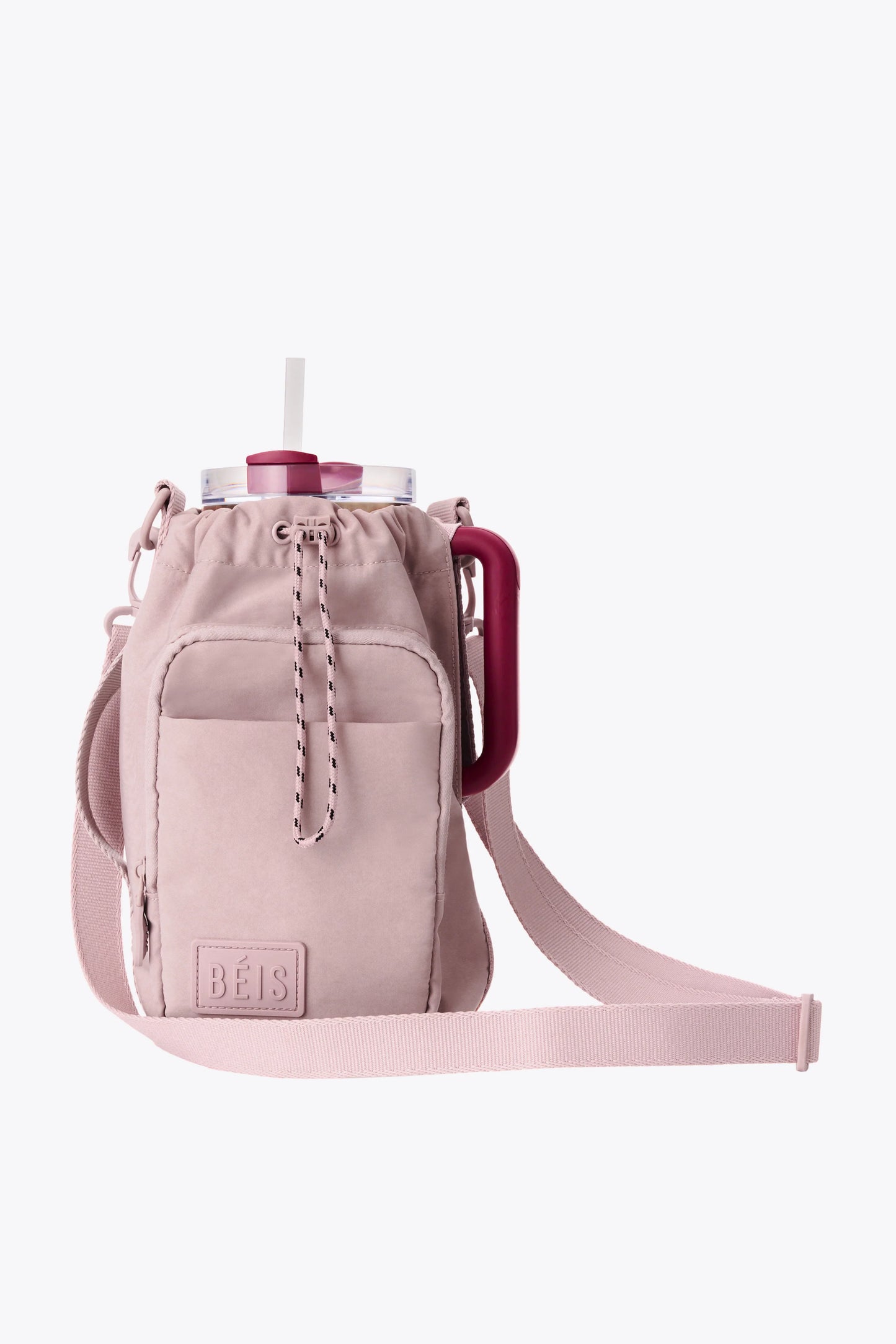 The Magnetic Water Bottle Sling in Atlas Pink