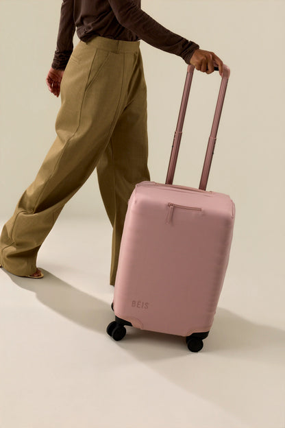 The Carry-On Luggage Cover in Atlas Pink