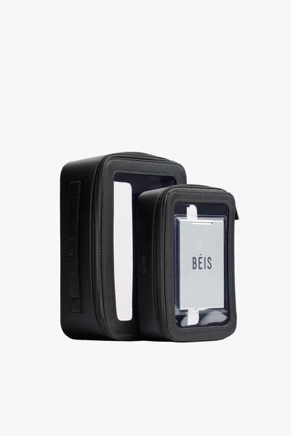 The In Flight Cosmetic Set in Black