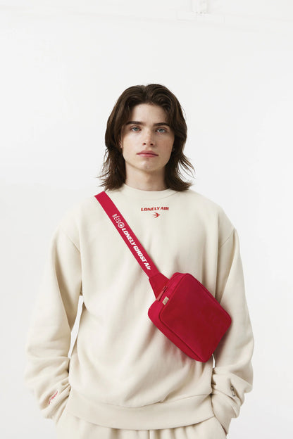 The Belt Bag in Text Me Red