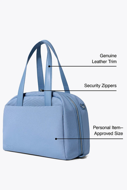 The Duffle in Dusty Blue