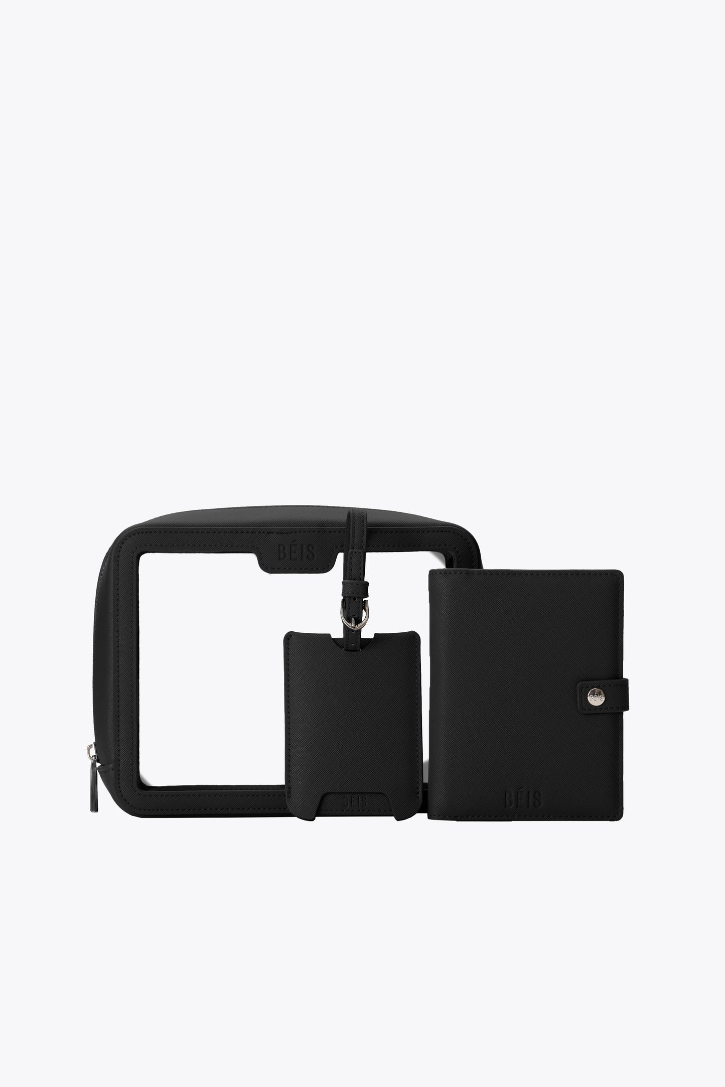 The Passport & Luggage Tag Set in Black