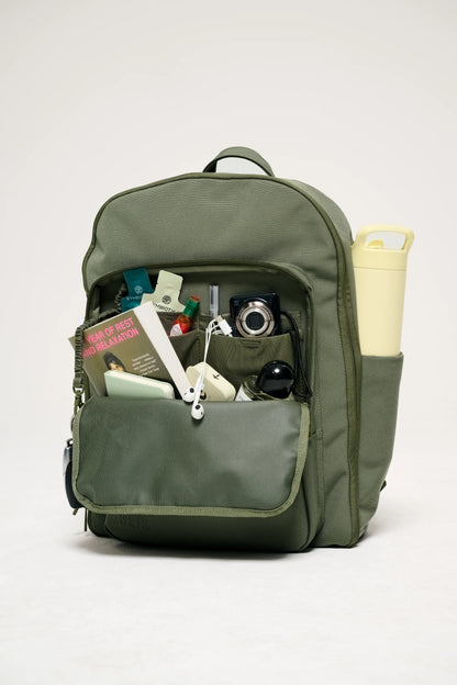The Travel Backpack in Olive