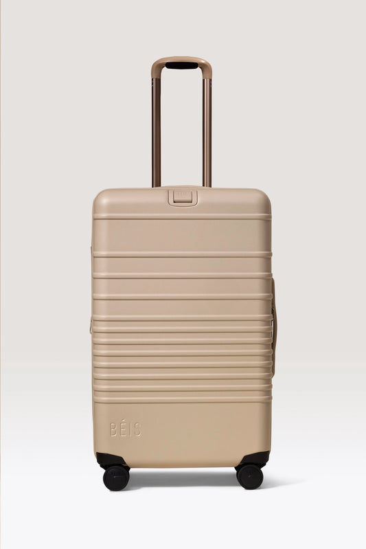 The Medium Check-In Roller in Beige
