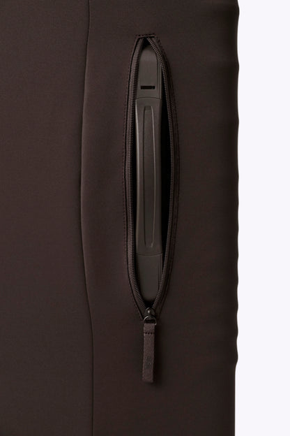 The Hybrid Carry-On Luggage Cover in Espresso